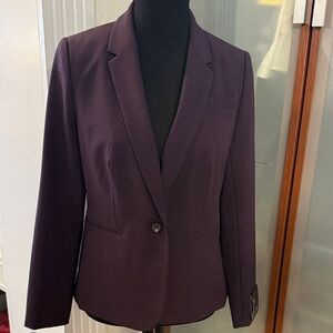 New With Tags Banana Republic Deep Purple Women's Blazer Size 8P